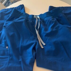 Figs Vibrant Blue Scrub Pants